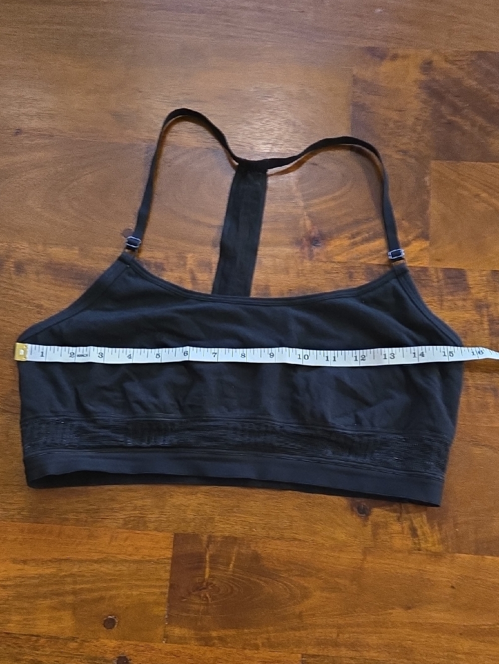 PINK Victoria's Secret Black Racerback Bralette Size Large - Picture 6 of 8
